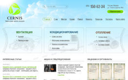 Разработка корпоративного web сайта компании «Cernis»