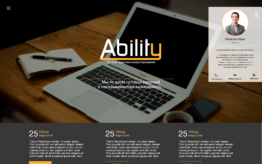 Создание корпоративного сайта для «Ability»