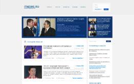 Создание сайта для Itnews.ru